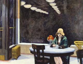 PHOTO CAPTION Automat, 1922, Edward Hopper, American, 1882-1967, oil on canvas