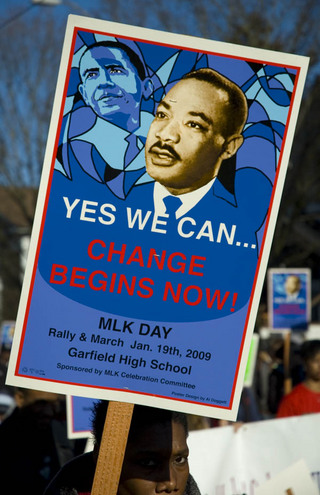 PHOTO CAPTION Martin Luther King Jr. birthday celebration at Garfield High School. Jan. 19, 2009 